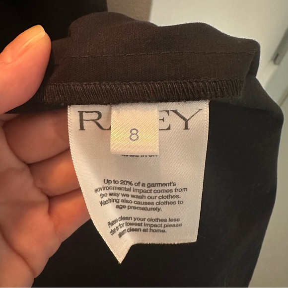 RAEY - BLACK TRENCH COAT - SIZE 4 US